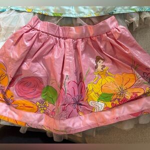 Disney Princess Pink Floral Beauty and the Beast Skirt